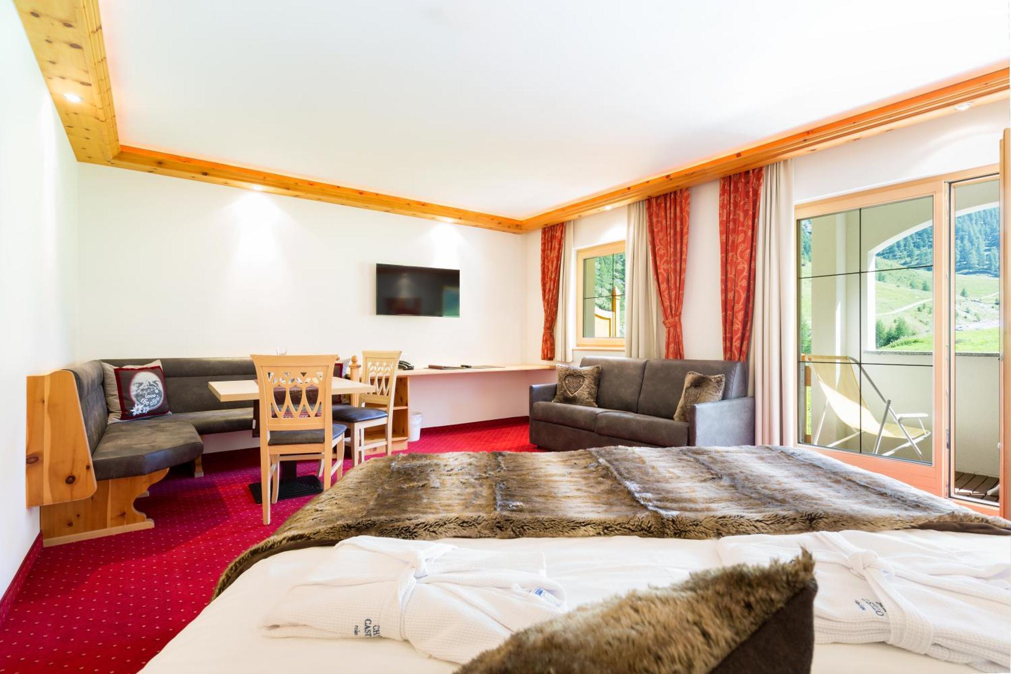 Chasa Castello Relax & Spa Samnaun Chambre photo